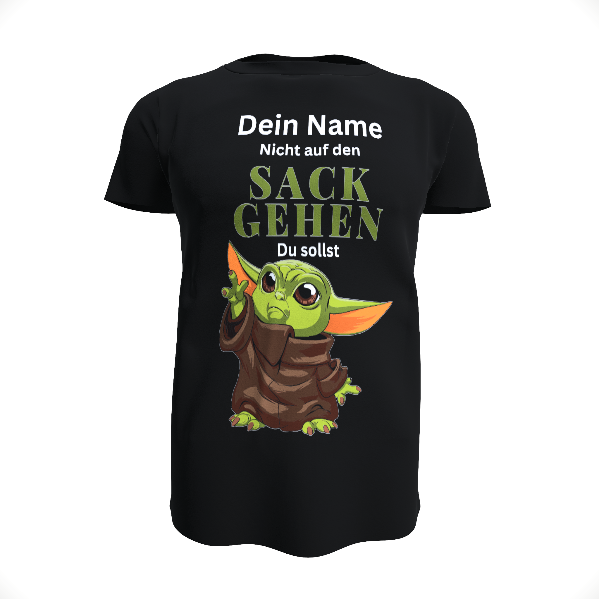 Nicht auf den Sack gehen du sollst grünes Männchen personalisierbar