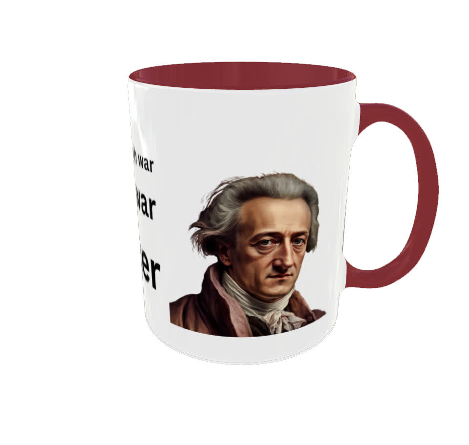 Egal wie dicht ich war Goethe war Dichter