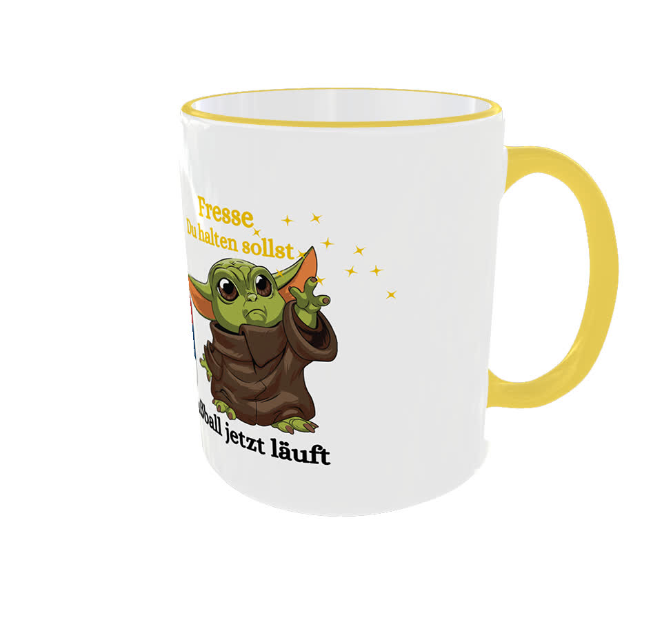 Fresse Du halten sollst Fußball jetzt läuft    