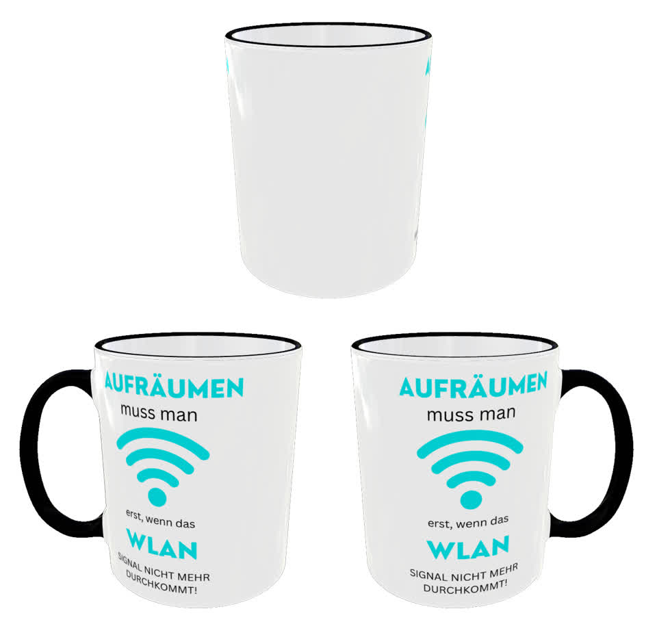 Aufräumen muss man erst, wenn das Wlan Signal nicht mehr Druchkommt!
