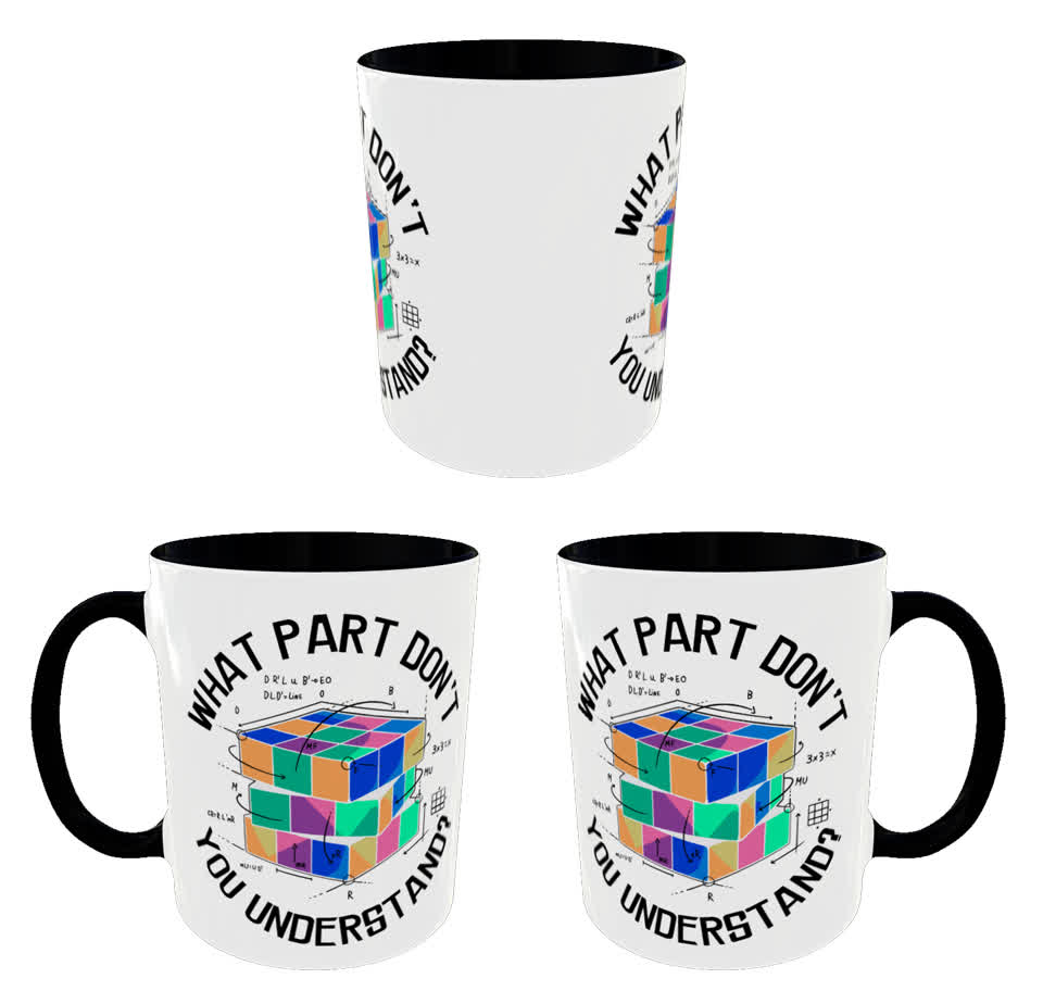 Rubik Cube Zauberwürfel Verstehst du nicht