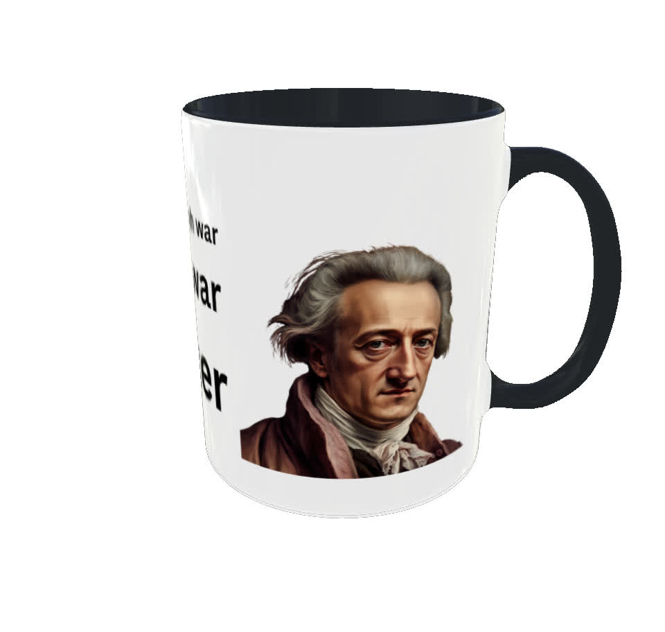 Egal wie dicht ich war Goethe war Dichter