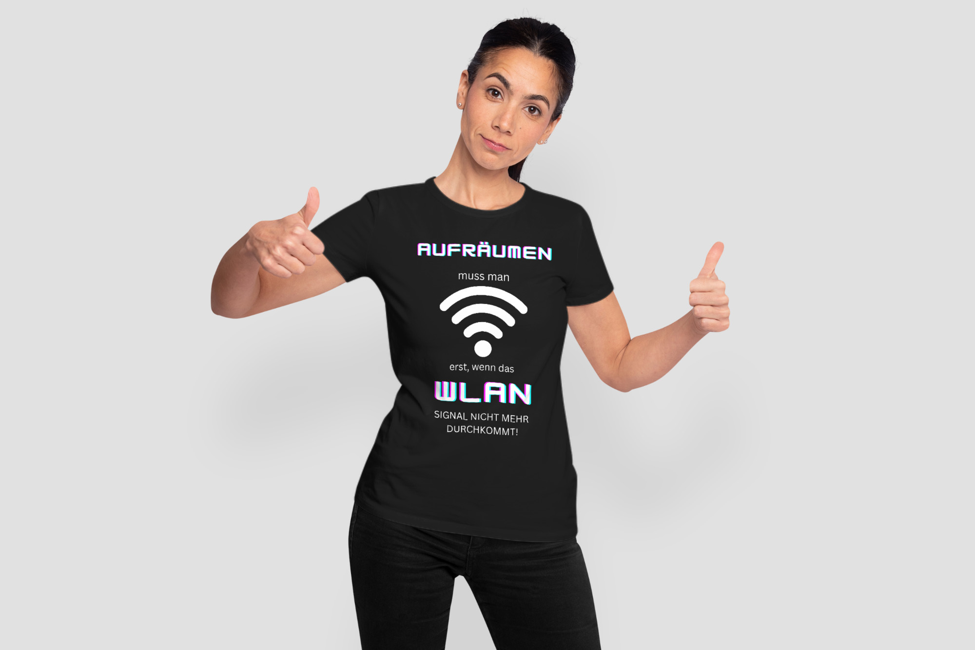 Aufräumen muss man erst wenn das wlan signal nicht mehr durchkommt